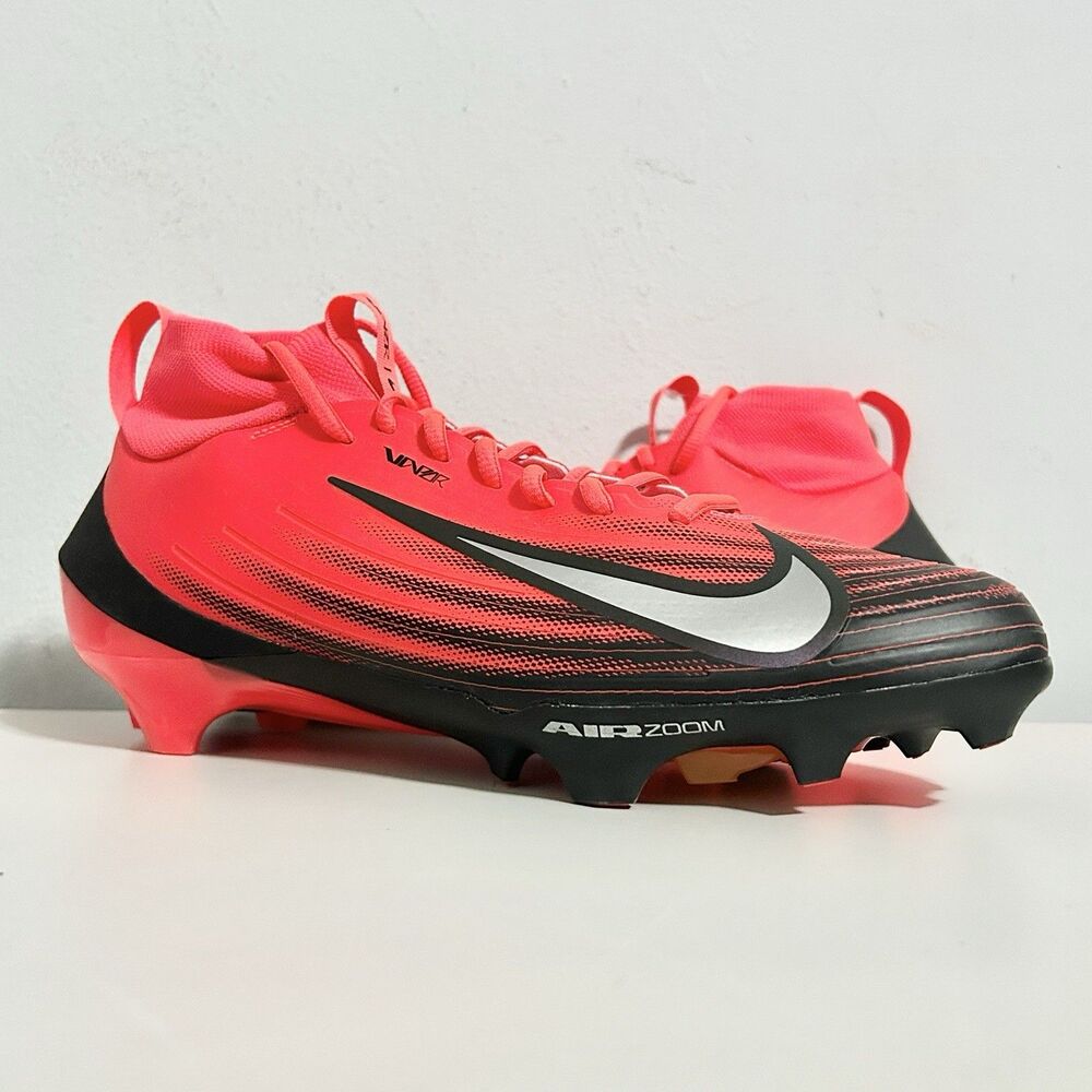 Nike Zoom Air Vapor Pro 1 “Crimson Black” Men Size 10 Football Cleats No Lid